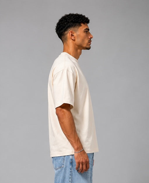 SABLE – T-shirt Oversize Écru