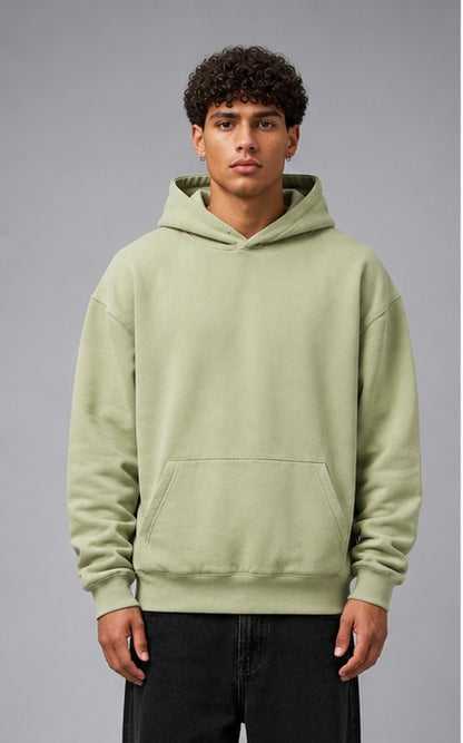SAGE - Hoodie Kaki Pâle