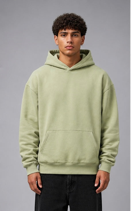 SAGE - Hoodie Kaki Pâle