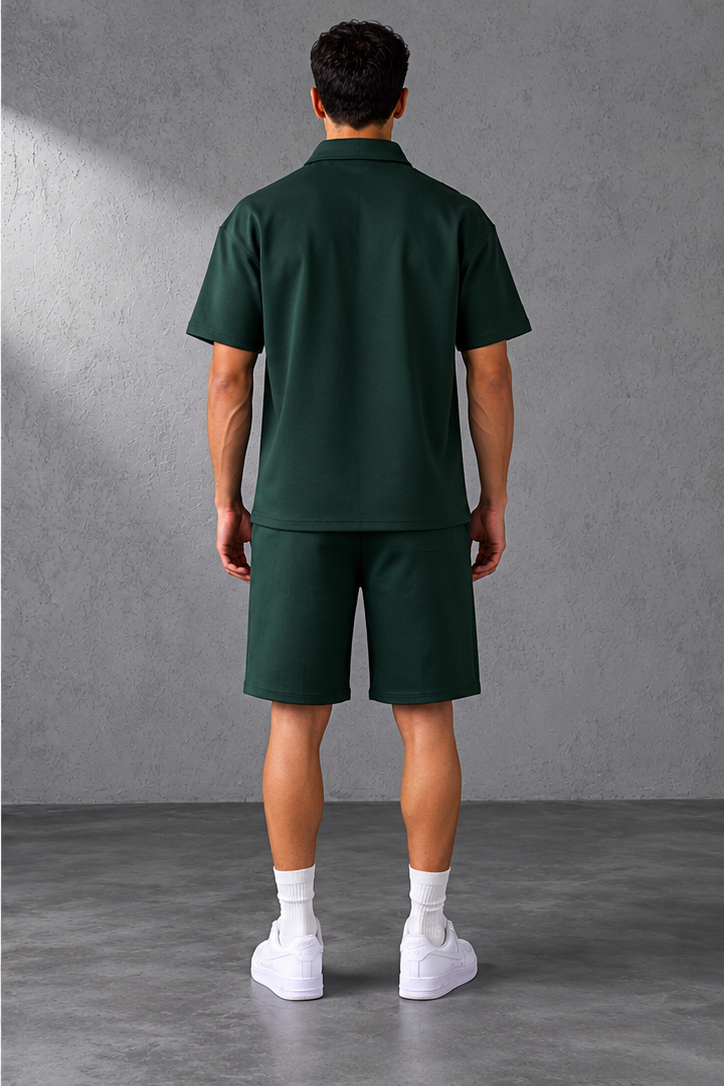 EMERALD – Ensemble Zip Polo & Short