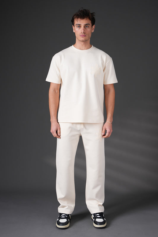 IVORY – Ensemble Cream Broderie Florale