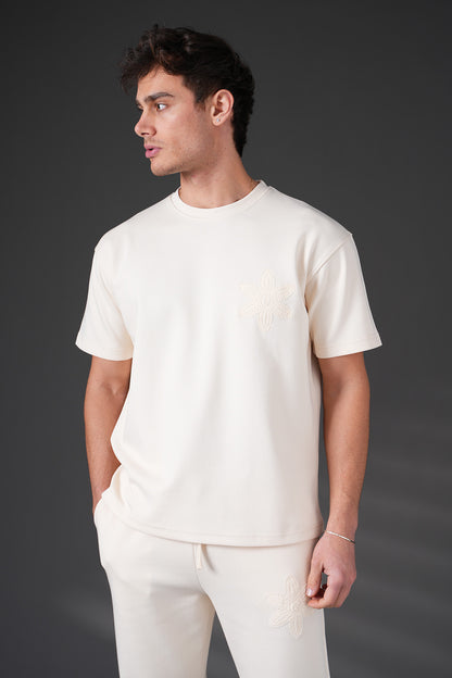 IVORY – Ensemble Cream Broderie Florale