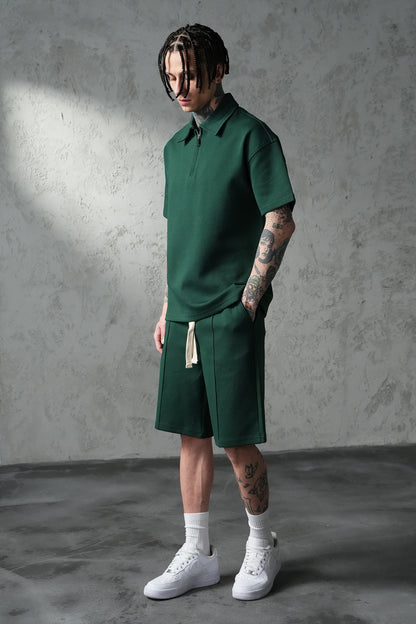 EMERALD – Ensemble Zip Polo & Short