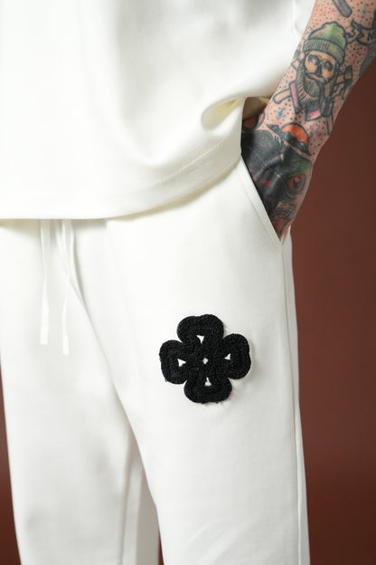 HALO – Ensemble blanc Floral Noir